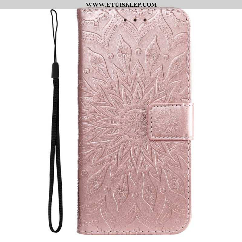 Etui Folio do Vivo Y16 Mandala Sun Ze Smyczą